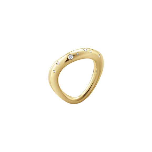 Offspring Ring Guld med Diamanter - Georg Jensen ringar - Snabb frakt & paketinslagning - Nordicspectra.se