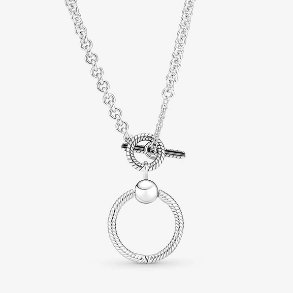 Pandora Moments O Anhänger Halskette mit T-Verschluss von PANDORA, Schneller Versand - Nordicspectra.de