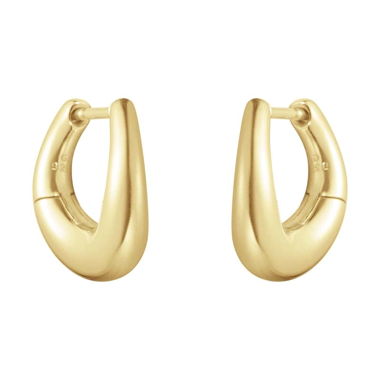 Offspring Små Hoops Guld - Georg Jensen örhängen - Snabb frakt & paketinslagning - Nordicspectra.se