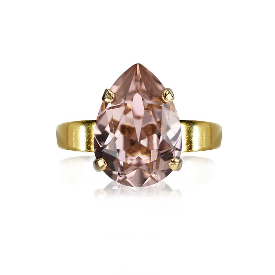 Caroline Svedbom - Mini Drop Ring Gold Vintage Rose