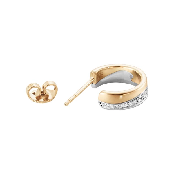 Fusion Hoops 0.18 ct Diamanter Pavé Små - Georg Jensen örhängen - Snabb frakt & paketinslagning - Nordicspectra.se