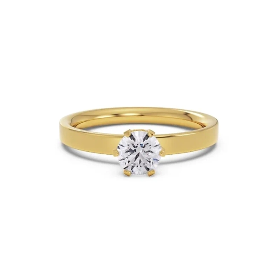 Crown Ring Gold - Edblad - Snabb leverans - Gratis paketinslagning