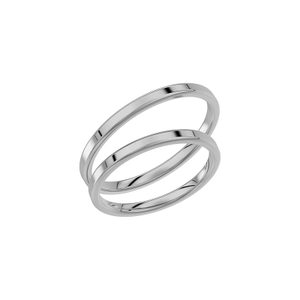 238-2 White Gold - Wedding & engagement rings - Schalins - Scandinavian design - Nordic Spectra