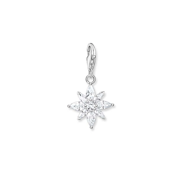 Charm-Anhänger Blume Silber von Thomas Sabo, Schneller Versand - Nordicspectra.de