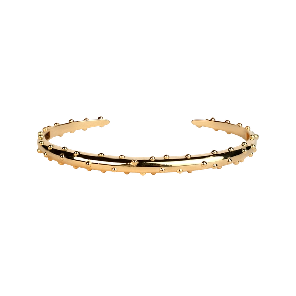 dot-dew-bangle-gold