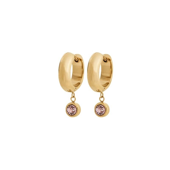 Dew Drop Hoops Blush Gold - Edblad - Snabb frakt & paketinslagning - Nordicspectra.se