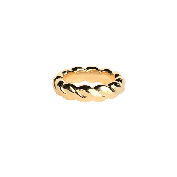 Knot Band Ring Gold - Emma Israelsson - Schmuck im skandinavischen Design - Nordic Spectra
