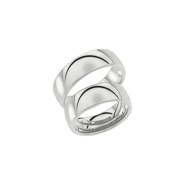 240-7 Silver - Vigsel- & förlovningsringar - Schalins - Fri storleksändring* - Nordic Spectra