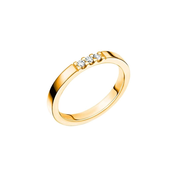 Lycka 0.09 Gold - Wedding & engagement rings - Schalins - Scandinavian design - Nordic Spectra