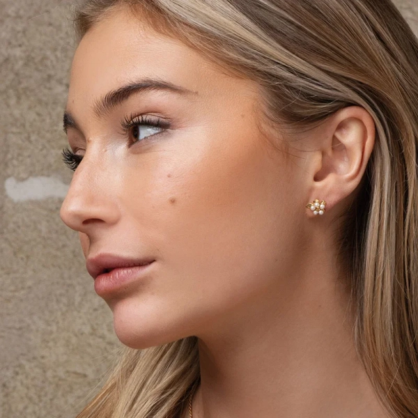 sötvattenspärlor och citrin