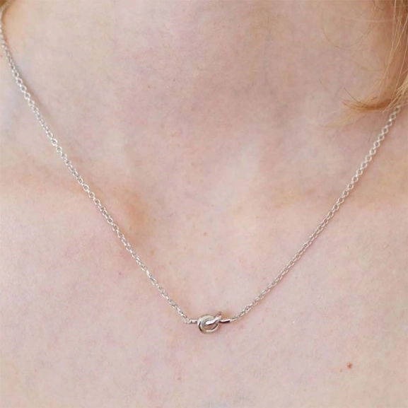 Knot Necklace Silver - Sophie By Sophie - Snabb frakt & paketinslagning - Nordicspectra.se