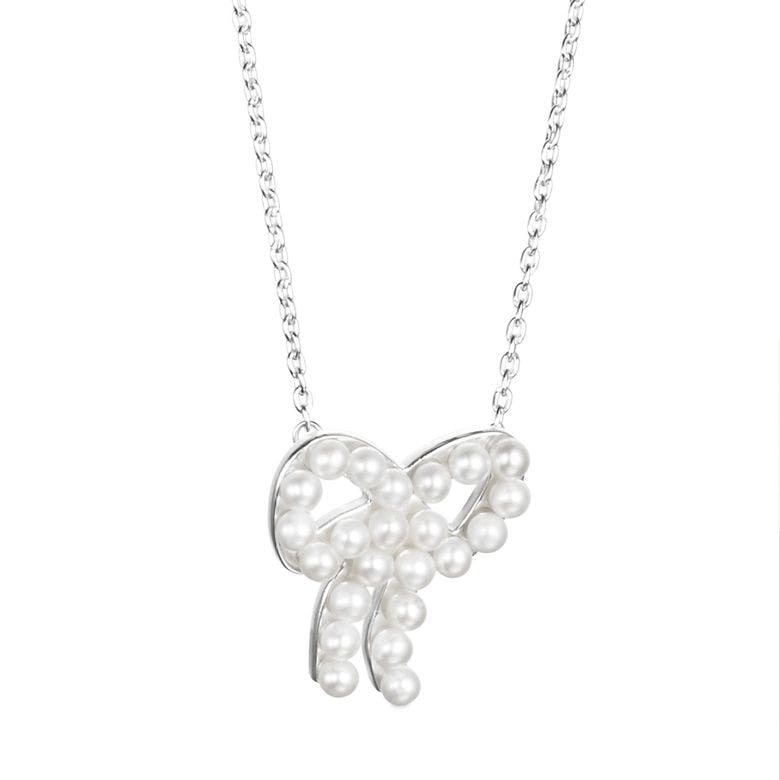 Efva Attling - Mini Pearls Bow Necklace