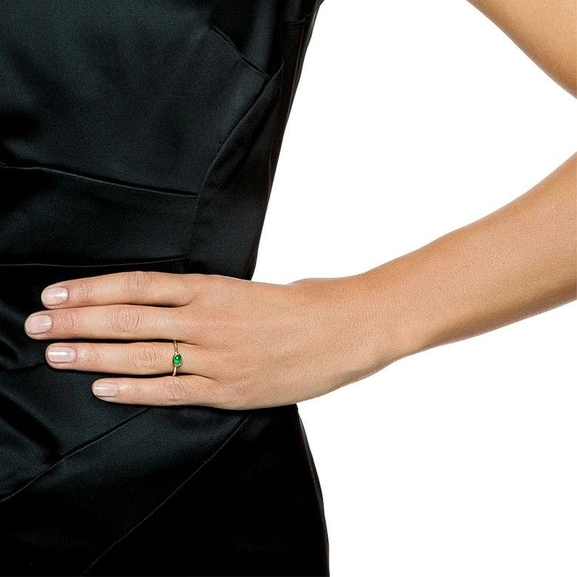 Love Bead Ring Gold - Green Agate - Efva Attling ringar - Snabb frakt & paketinslagning - Nordicspectra.se