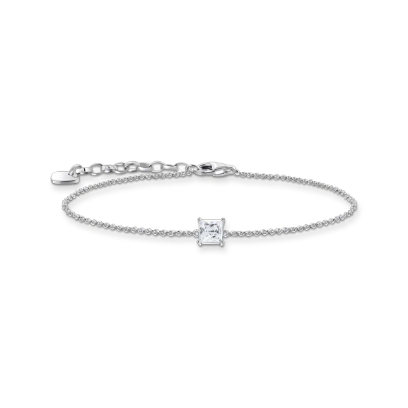 Armband med Kvadratiskt Glittrande Sten - Thomas Sabo - Snabb leverans & paketinslagning - Nordic Spectra