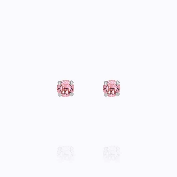Mini Stud Earrings Rhodium Light Rose - Caroline Svedbom - Snabb frakt & paketinslagning - Nordicspectra.se