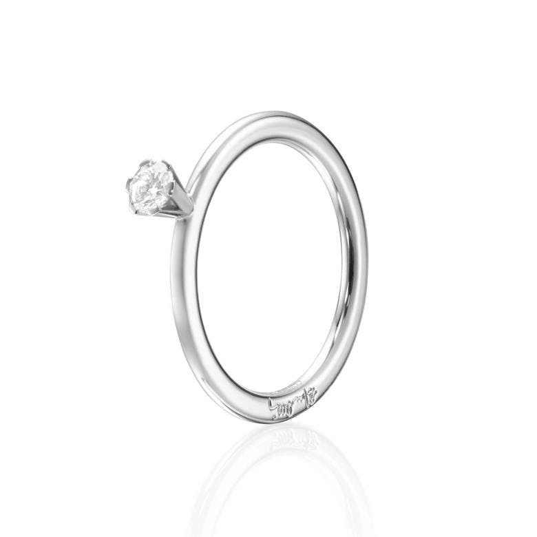 Efva Attling - High On Love Ring 0.19 ct White Gold