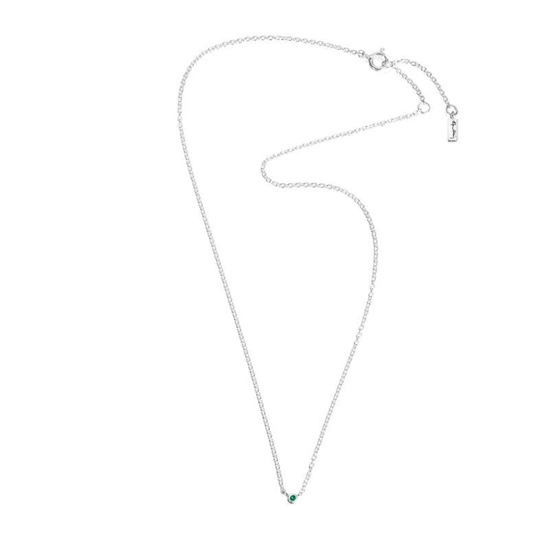 Micro Blink Necklace - Green Emerald - Efva Attling halsband - Snabb frakt & paketinslagning - Nordicspectra.se
