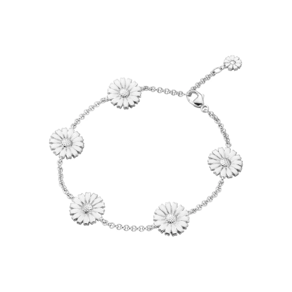 Daisy Vit Multi Armband ⌀ 11 mm - Georg Jensen - Designsmycken med snabba & trygga leveranser - Nordic Spectra
