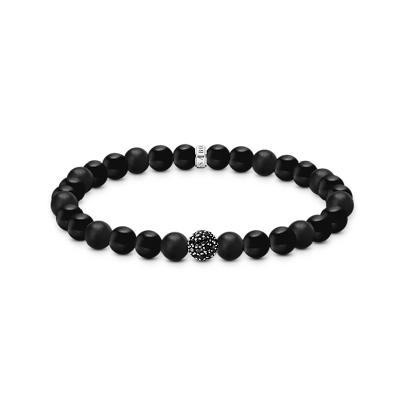 Thomas Sabo - Kulamband Svart Obsidian