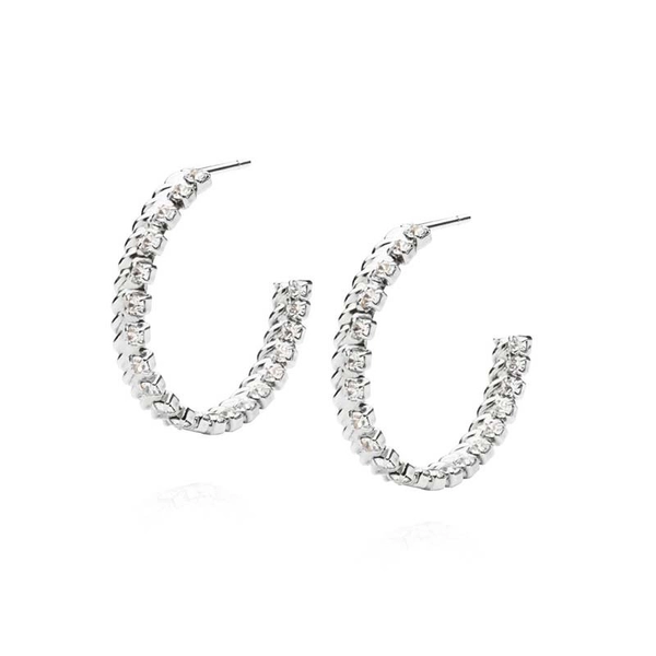 Kaia Earring Rhodium Crystal - Caroline Svedbom - Nopea toimitus ja lahjapakkaus - Nordic Spectra