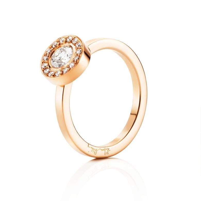 Efva Attling - Wedding & Stars Ring 0.40 ct Gold