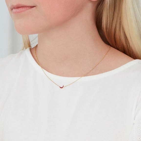 Sky Necklace Kids Fuchsia Gold - Edblad - Snabb frakt & paketinslagning - Nordicspectra.se