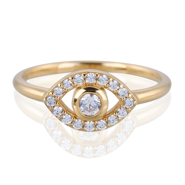 Devine Eye Mini Ring Guld - Carolina Gynning - Moderna smycken med en betydelse - Nordic Spectra