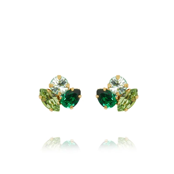 Ana Earrings Gold Majestic Green Combo - Caroline Svedbom - Snabb frakt & paketinslagning - Nordic Spectra