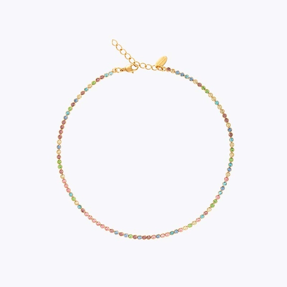 Siri Necklace Gold Pastel Combo - Caroline Svedbom - Snabb leverans - Nordic Spectra