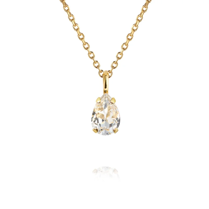 Caroline Svedbom - Amelia Necklace Gold Crystal