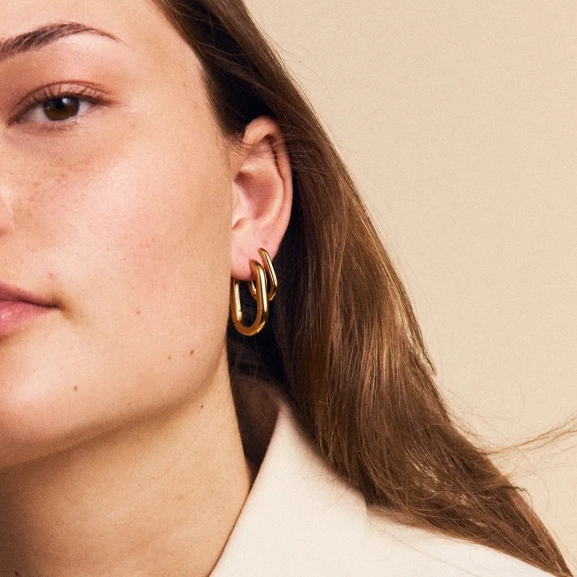 Modernist Hoops S Gold - Edblad - Snabba leveranser - Gratis paketinslagning