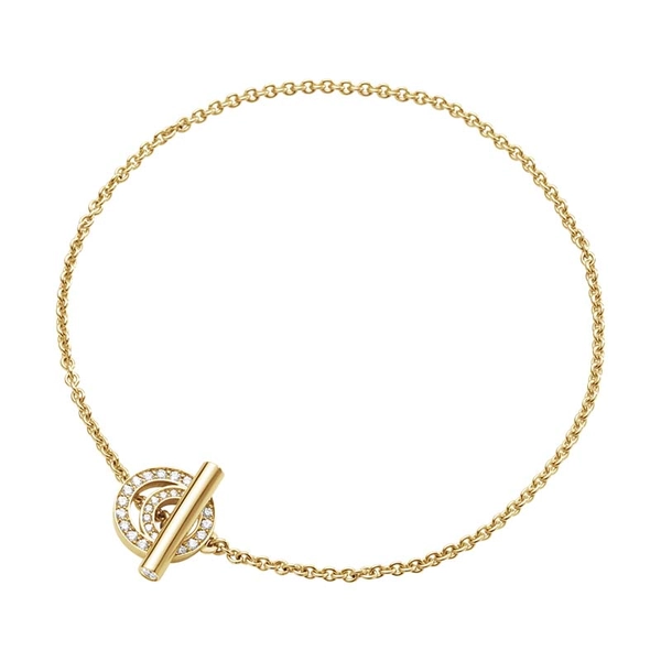 Halo Armband 18K Guld med Diamanter - Georg Jensen armband - Snabb frakt & paketinslagning - Nordicspectra.se