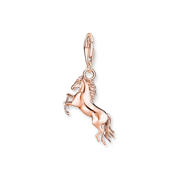 Charm Pendant Horse Rose Gold - Thomas Sabo - Suuri valikoima & ilmainen lahjapaketointi - Nordicspectra.fi