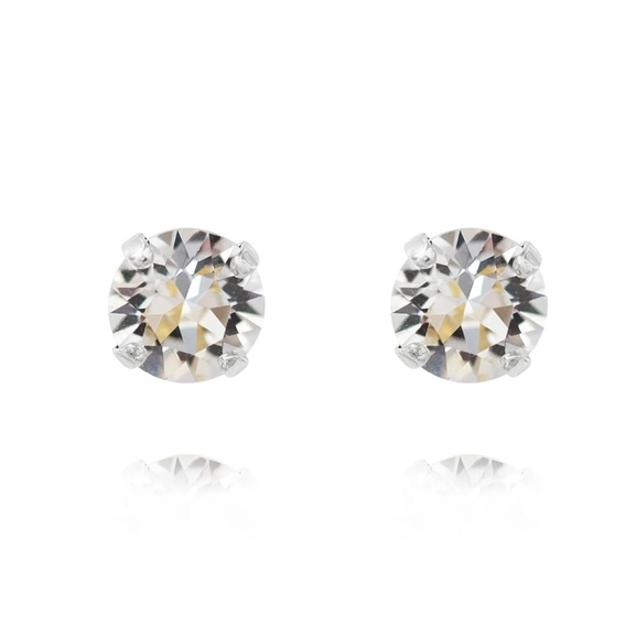 Classic Stud Earring Rhodium Crystal - Caroline Svedbom - Snabb frakt & paketinslagning - Nordicspectra.se