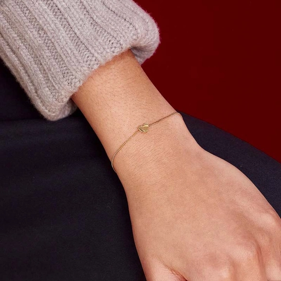 Pure Heart Mini Bracelet Gold - Edblad - Snabb frakt & paketinslagning - Nordicspectra.se