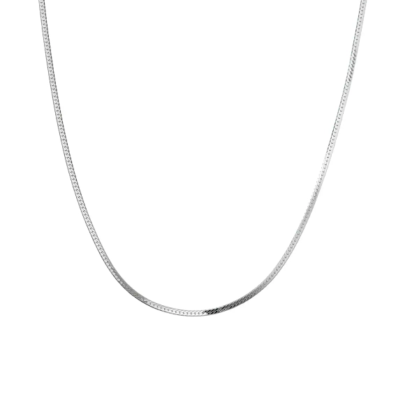 Herringbone Necklace Silver - Syster P - Snabb leverans & Gratis paketinslagning - Nordic Spectra