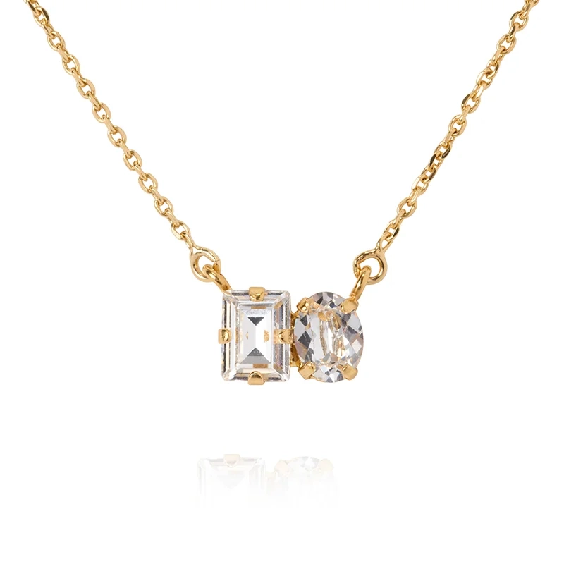 Caroline Svedbom - Cleo Necklace Gold Crystal