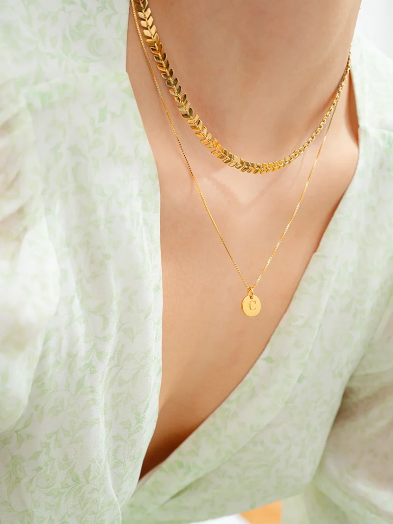 Layers Olivia Necklace Gold - Syster P - Snabb leverans & Gratis paketinslagning - Nordic Spectra