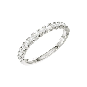 Eterna 07 White Gold - Wedding & engagement rings - Schalins - Scandinavian design - Nordic Spectra