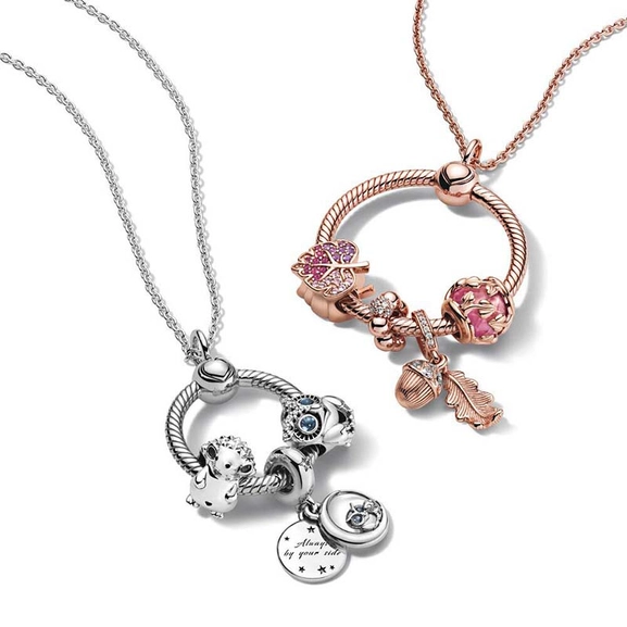 Moments Medium O Pendant Rosé - PANDORA - Snabb frakt & paketinslagning - Nordicspectra.se