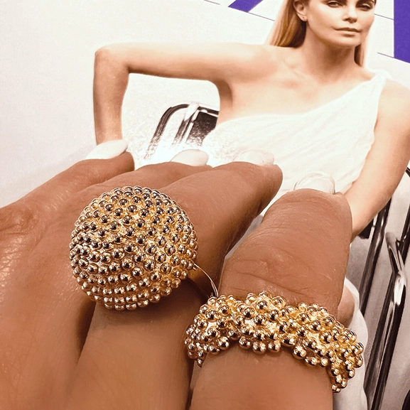 Dew Band Ring Gold - Emma Israelsson - Suuri valikoima & ilmainen lahjapaketointi - Nordicspectra.fi