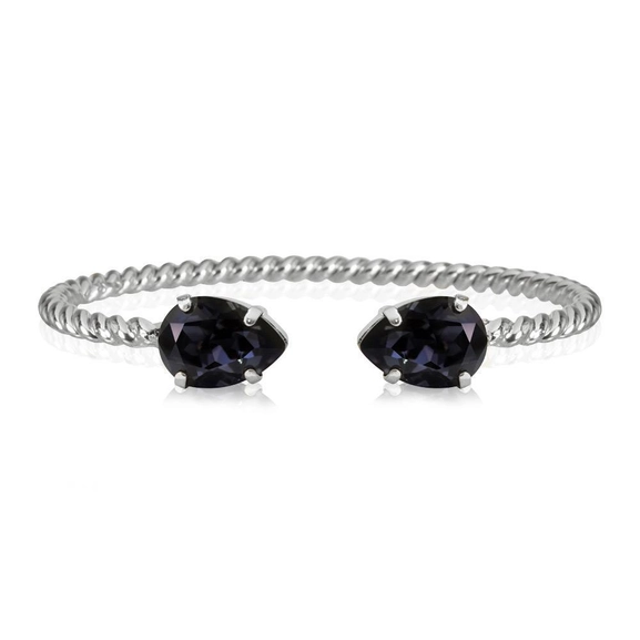 Mini Drop Bracelet Rhodium Graphite - Caroline Svedbom - Snabb frakt & paketinslagning - Nordicspectra.se