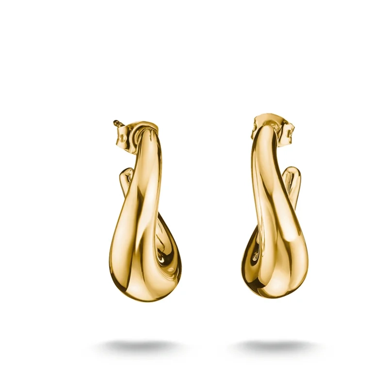 Thomas Sabo - Svängd Form Creoler Guld