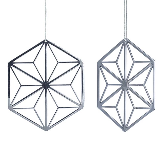 DECO Snowflake Juldekoration Stål - Astrid & Agnes - Snabb frakt & paketinslagning - Nordicspectra.se