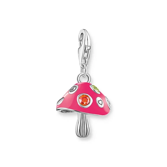 Charm-Anhänger bunter Pilz Silber - Thomas Sabo - Nordic Spectra