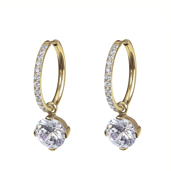 FRIDA Hoops Örhängen Guld - Astrid & Agnes - Nordic Spectra