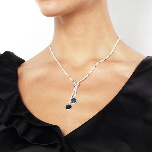 Twin Dots Necklace von Efva Attling, Schneller Versand - Nordicspectra.de