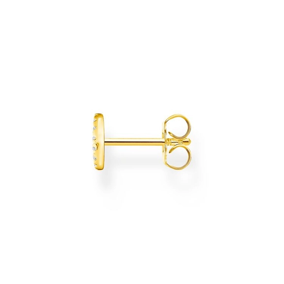 Einzel Ohrstecker Peace Gold von Thomas Sabo, Schneller Versand - Nordicspectra.de