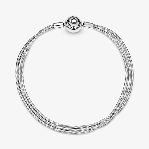 Pandora Moments Mehrreihiges Schlangen-Gliederarmband von PANDORA, Schneller Versand - Nordicspectra.de