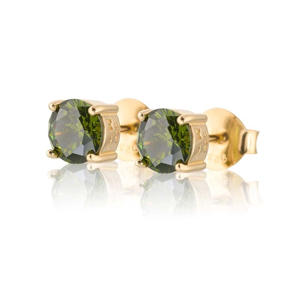 Time To Glow Mini Earrings S - Green Guld - Carolina Gynning - Suuri valikoima & ilmainen lahjapaketointi - Nordicspectra.fi